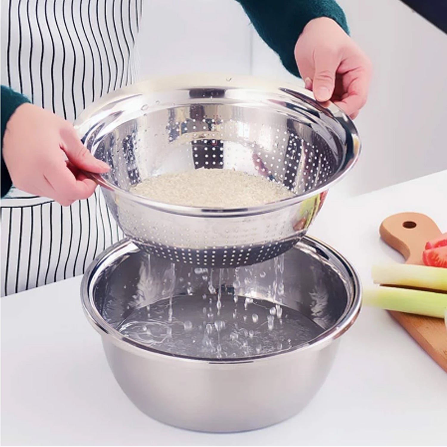2877 3in1 Kitchen multipurpose julienne grater salad maker with pasta server spoon DeoDap 2877 3in1 Kitchen multipurpose julienne grater salad maker with pasta server spoon DeoDap